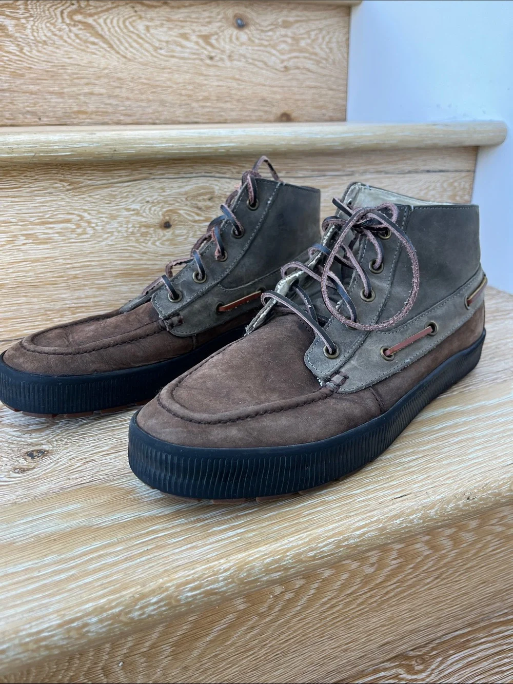 Polo Ralph Lauren Suede Mid-top Boat Shoes